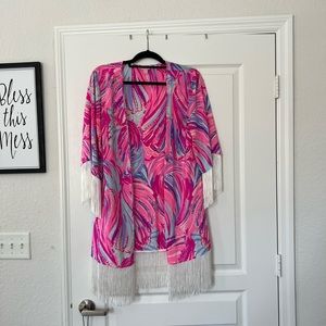 Lilly Pulitzer Noelle Silk Kimono